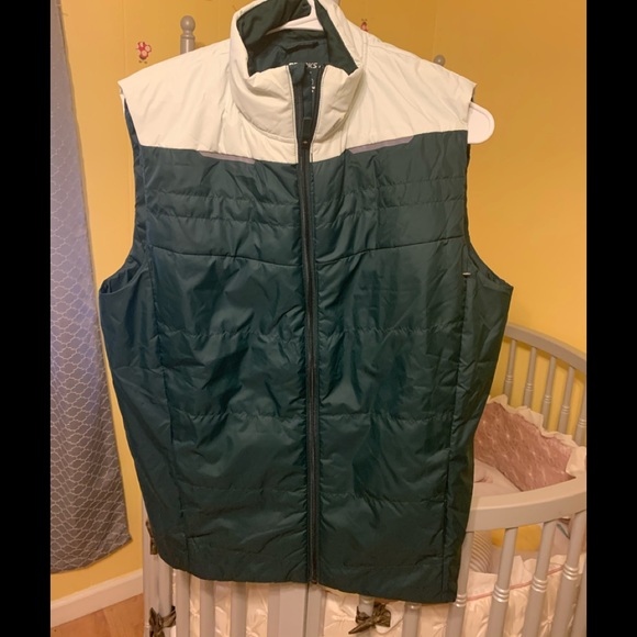 brooks vest mens green